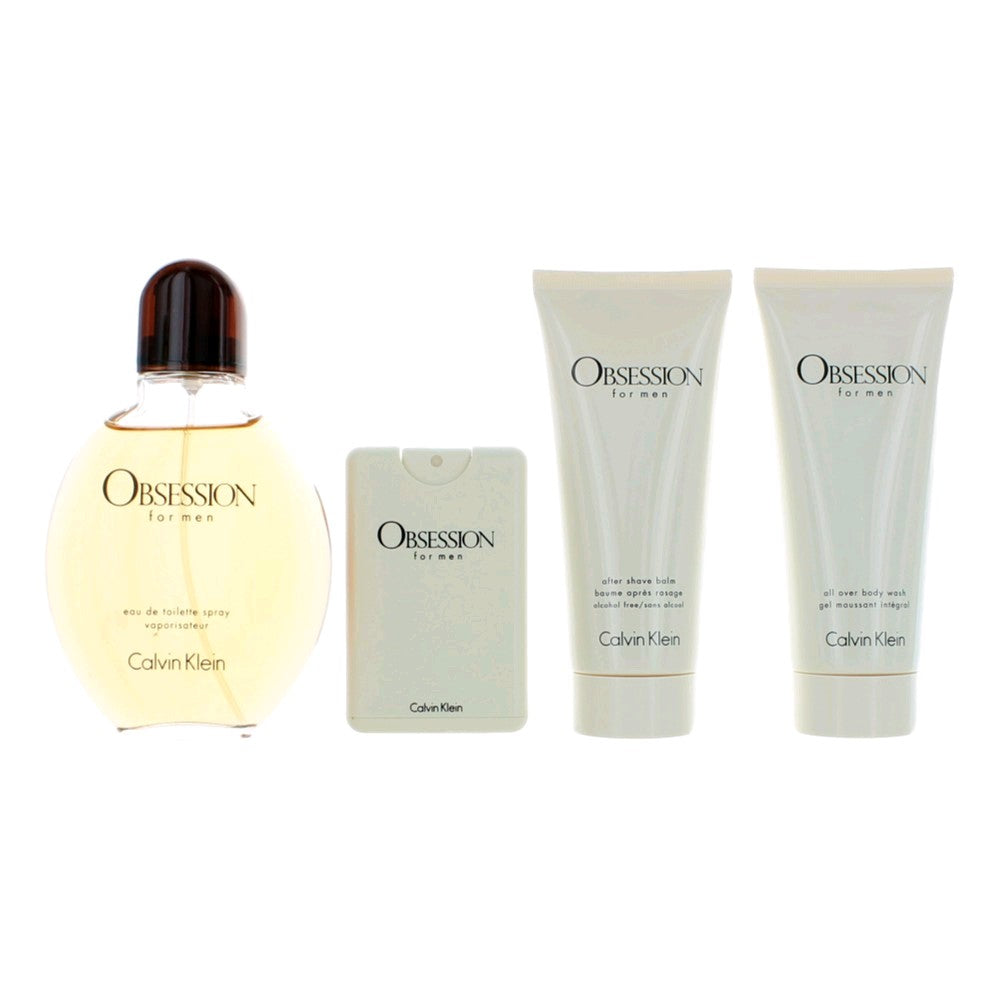 Obsession by Calvin Klein, 4 Piece Gift Set for Men