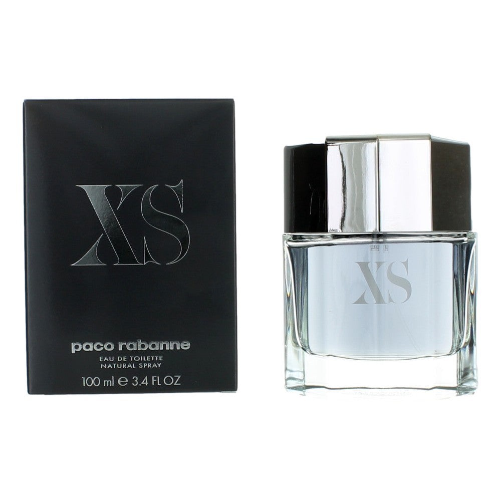 XS Grey by Paco Rabanne, 3.4 oz EDT Spray for Men