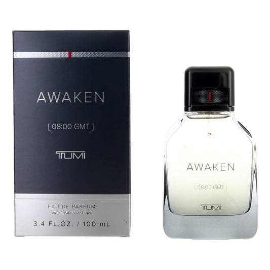 Awaken [08:00 GMT] by Tumi, 3.4 oz EDP Spray for Men