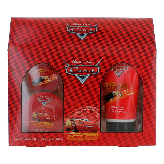 Cars Lightening McQueen By Disney, 2 Piece Gift Set for Kids