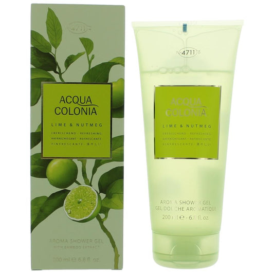 Acqua Colonia Lime & Nutmeg by 4711, 6.8 oz Shower Gel for Unisex