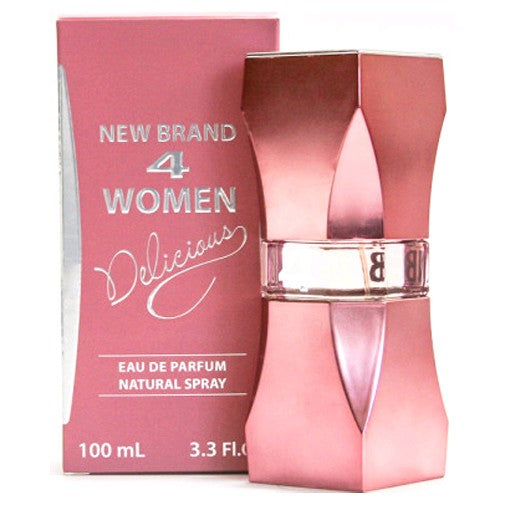 4 Women Delicious by New Brand, 3.3 oz EDP Spray for Women