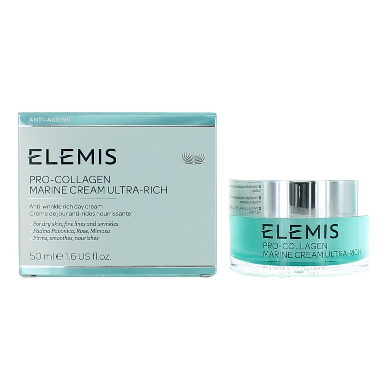 Elemis Pro-Collagen Marine Cream Ultra-Rich, 1.6oz Anti-Wrinkle Day Cream