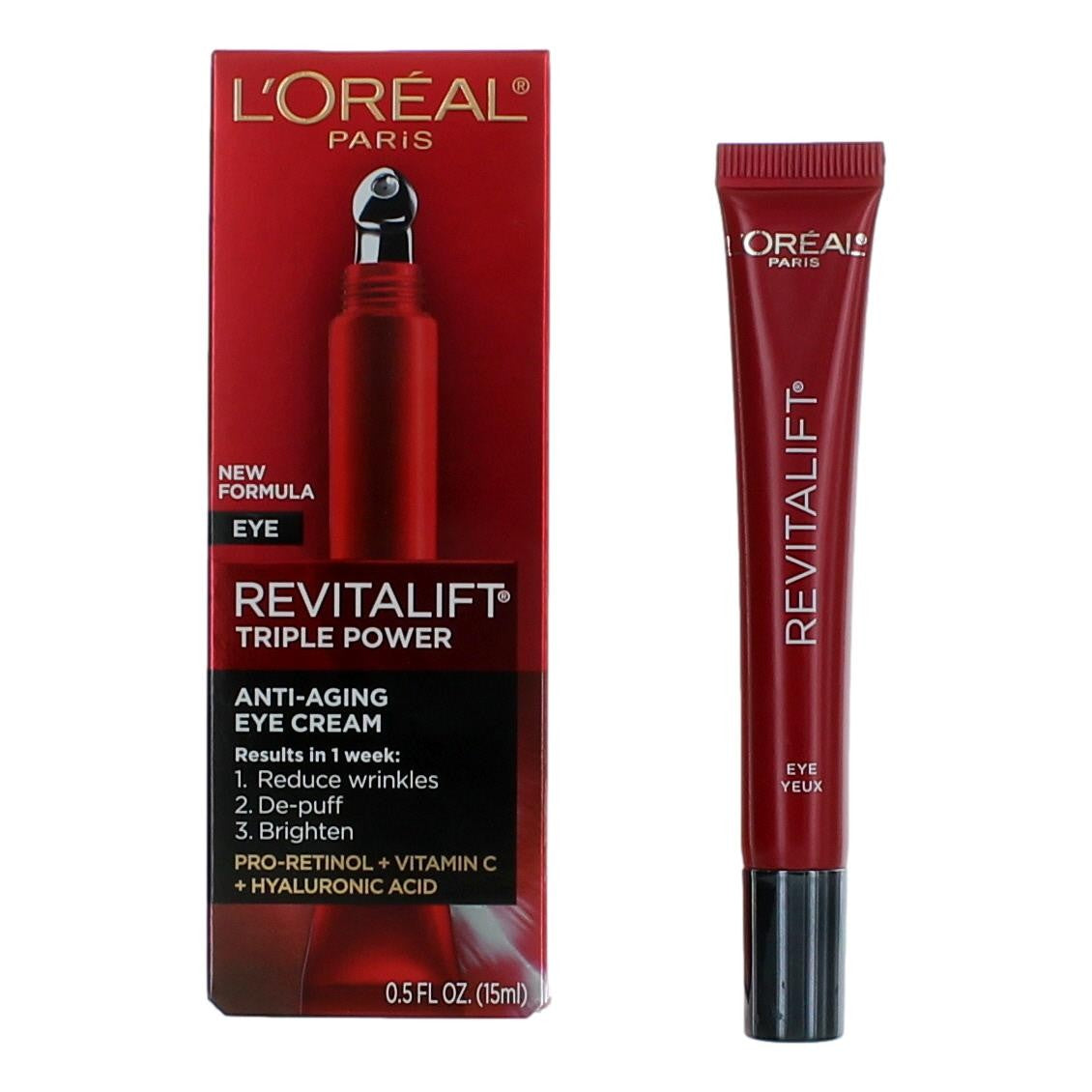 L'Oreal Revitalift Triple Power by L'Oreal, .5 oz Anti-Aging Eye Cream