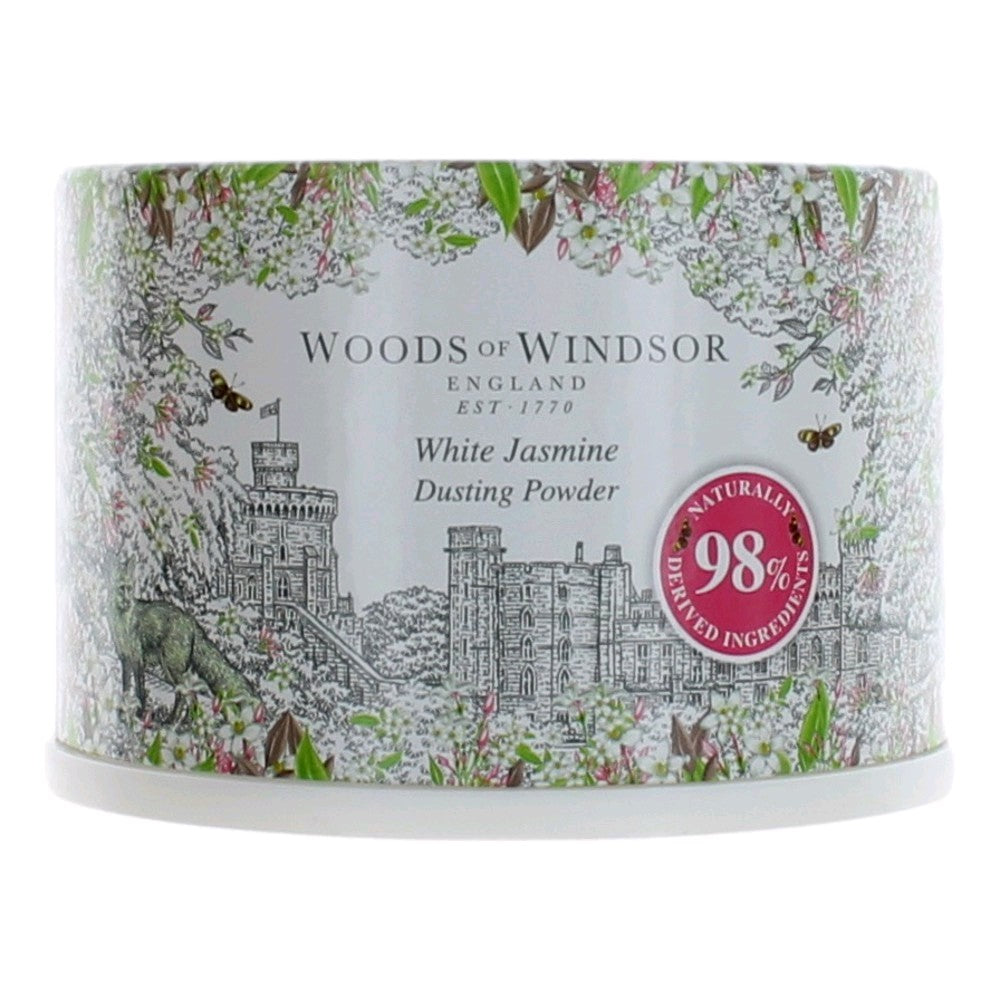 Woods Of Windsor White Jasmine, 3.5oz Dusting Powder with Puff women