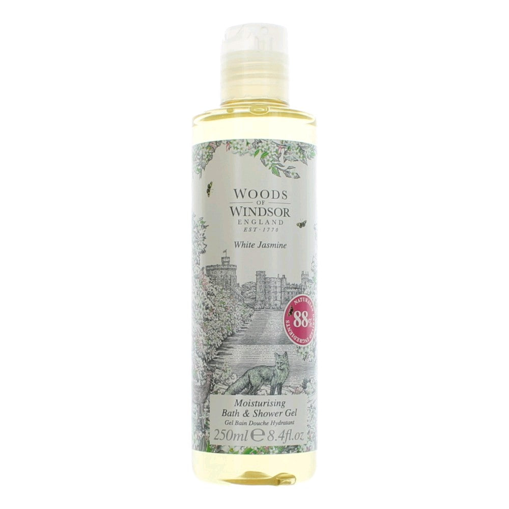 Woods Of Windsor White Jasmin, 8.4oz Moisturising Bath and Showe Gel  women