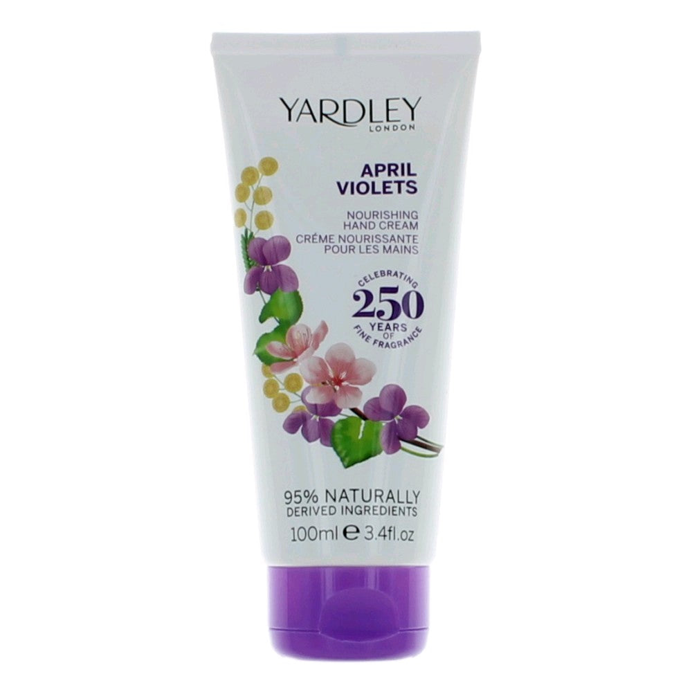 Yardley April Violets by Yardley Of London, 3.4oz Nourishing Hand Cream women